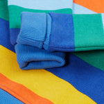 Frugi jumper bold and bright stripe cuff detail