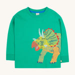 Frugi Owen Top - Iguana / Triceratops