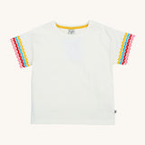 Frugi Ric Rac T-Shirt  - Rainbow