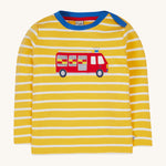 Frugi Orion Applique Top - Fire Engine