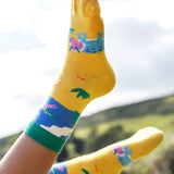 Frugi Rock My Socks 3 Pack - Dino Roar