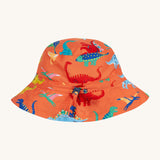 Frugi Harbour Adjustable Swim Hat - Dino-Roar!