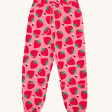 Frugi pink joggers strawberry pals design