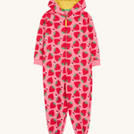 Frugi Big Snuggle Suit - Strawberry Pals