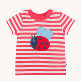 Frugi Easy On T-Shirt - Ladybird