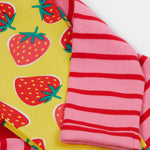 Frugi Ottlie Outfit - Strawberry Pocket