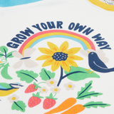 Frugi Tamar Raglan Top - Grow Your Own Way