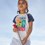 Frugi Reid Raglan T-shirt - Rescue