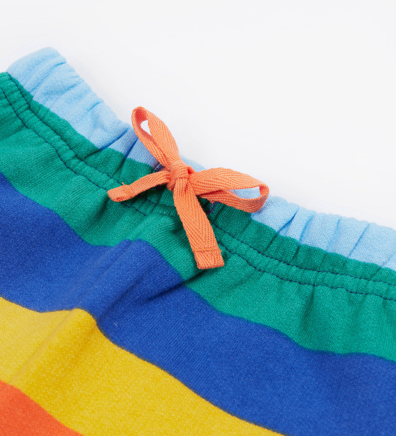 Frugi snuggle crawlers bold stripe waist detail