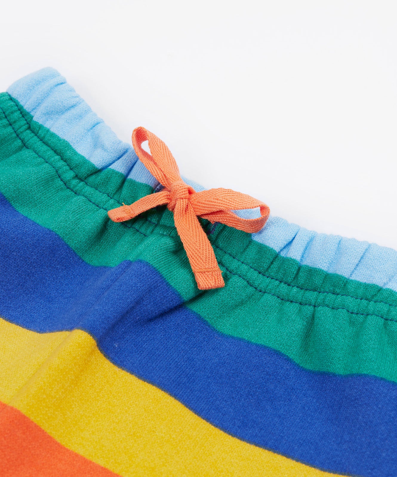 Frugi snuggle crawlers bold stripe waist detail