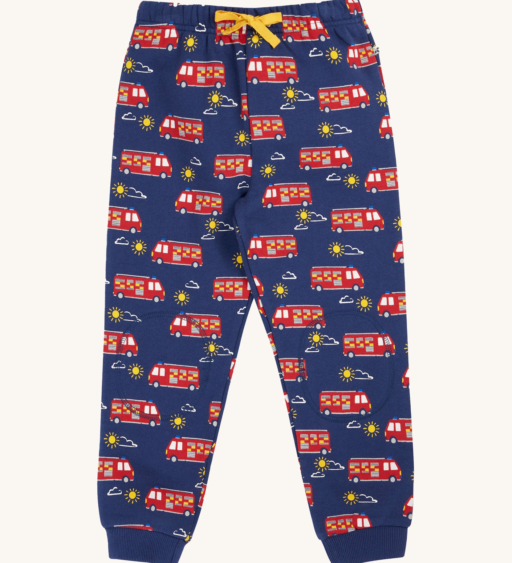 Frugi navy snuggle crawlers fire engine design