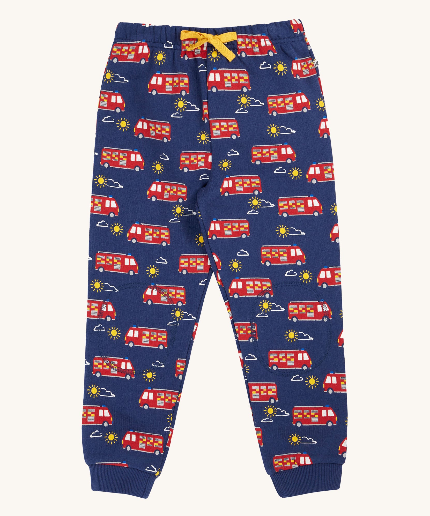 Frugi navy snuggle crawlers fire engine design