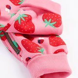 Frugi Snuggle Suit - Strawberry Pals