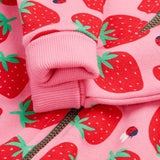 Frugi Snuggle Suit - Strawberry Pals