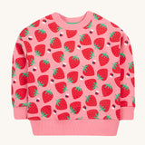 Frugi Superb Sweatshirt - Strawberry Pals