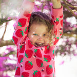 Frugi Easy On Jumper - Strawberry Pals