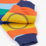 Frugi snuggle crawlers bold stripe cuff detail