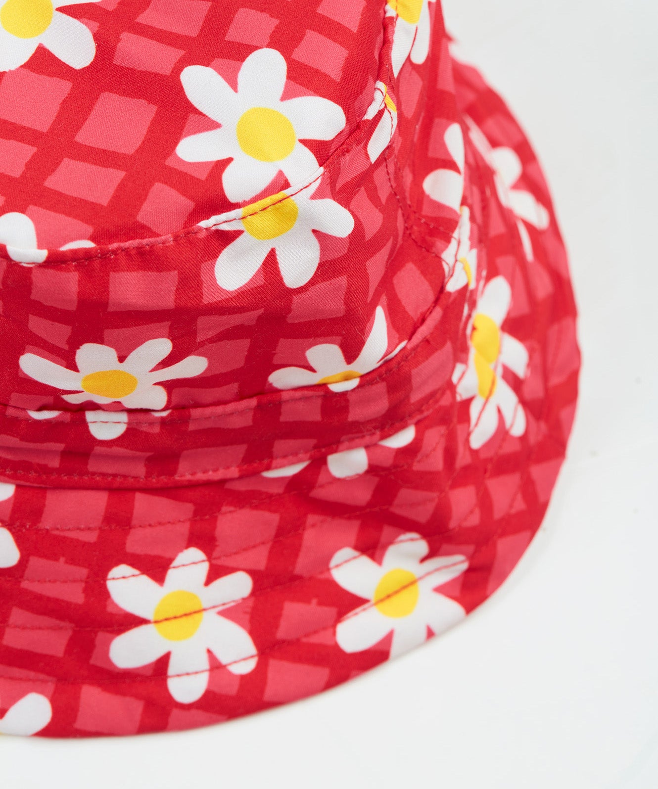 Frugi pink swim hat daisy chain design print detail