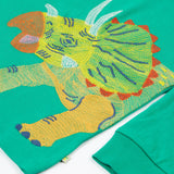 Frugi Owen Top - Iguana / Triceratops