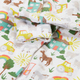 Frugi Lovely Babygrow - Farm Life