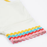 Frugi Ric Rac T-Shirt  - Rainbow