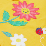 Frugi Carmen Applique Top - Flower