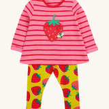 Frugi Ottlie Outfit - Strawberry Pocket