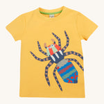 Frugi Carsen Applique T-Shirt - Peacock Spider