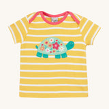 Frugi Bobster Applique T-Shirt - Tortoise