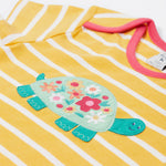 Frugi Bobster Applique T-Shirt - Tortoise