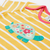 Frugi Bobster Applique T-Shirt - Tortoise