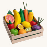 Erzi Assortiment de fruits et légumes XL en bois