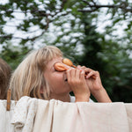 Grapat wooden twin soul puppets played with outside