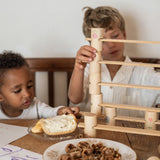 Grapat wooden woodland set being played with