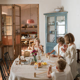 Grapat wooden woodland set setup played with by children on a table