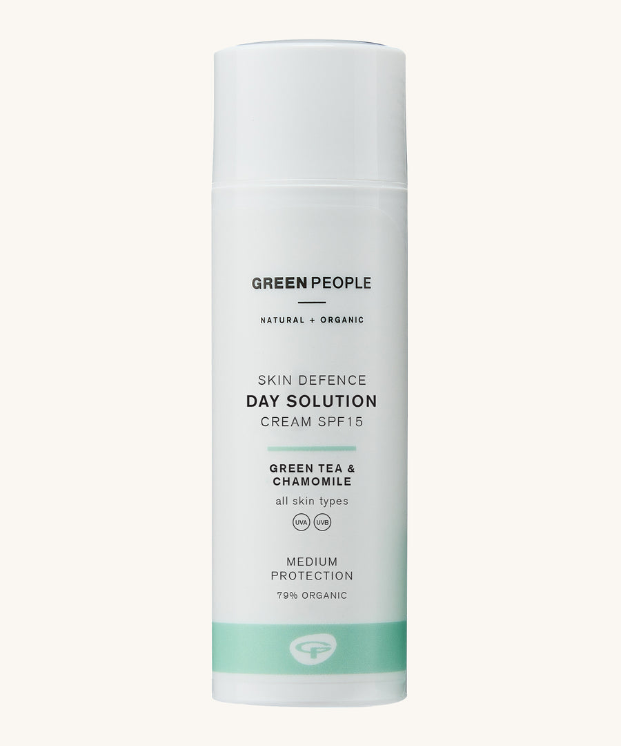 Green People Day Solution SPF15 Cream pictured on a plain background