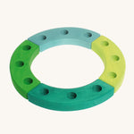 Grimm's Green-Turquoise 12-Hole Celebration Ring