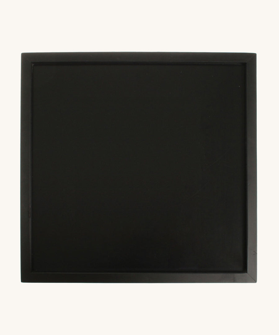 Grimm's Large Magnetic Board, is a wooden all black board. Perfect to use with the Grimms magnetic puzzles