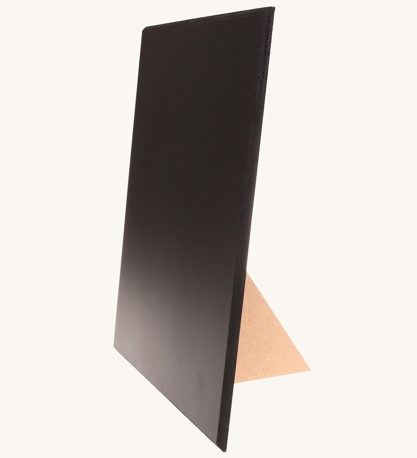 Grimm's Small Magnetic Black board is perfect for the Grimm's magnetic puzzle pieces. The board has a wooden piece at the back to allow it to stand up