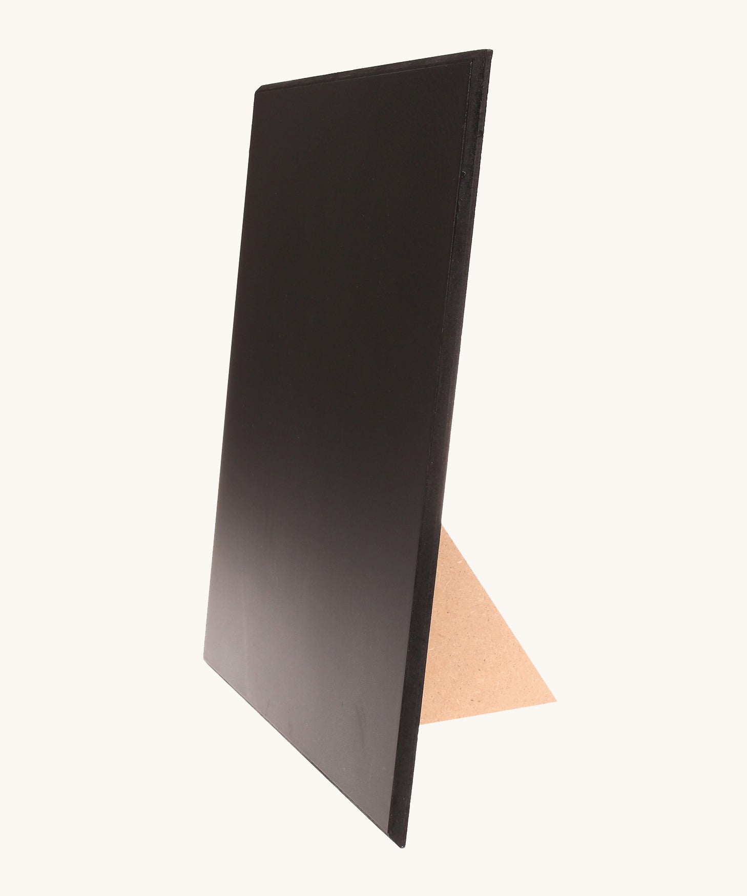 Grimm's Small Magnetic Black board is perfect for the Grimm's magnetic puzzle pieces. The board has a wooden piece at the back to allow it to stand up