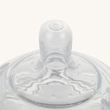 The flow hole of the Variable Generation 3 Silicone Bottle Anti-Colic Nipple is in a cross design