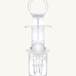 The Haakaa Oral Feeding Syringe with a soft silicone nipple. A perfect way to administer milk, liquid diets and larger quantities of medicine to premature babies. The syringe also has a 20ml cap to hold liquids