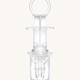 The Haakaa Oral Feeding Syringe with a soft silicone nipple. A perfect way to administer milk, liquid diets and larger quantities of medicine to premature babies. The syringe also has a 20ml cap to hold liquids