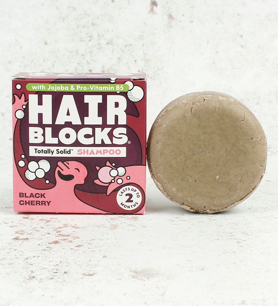 Black Cherry Hair Blocks Solid Shampoo Bar