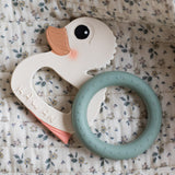 Hevea Natural Rubber Kawan Duck & Ring Teether Set