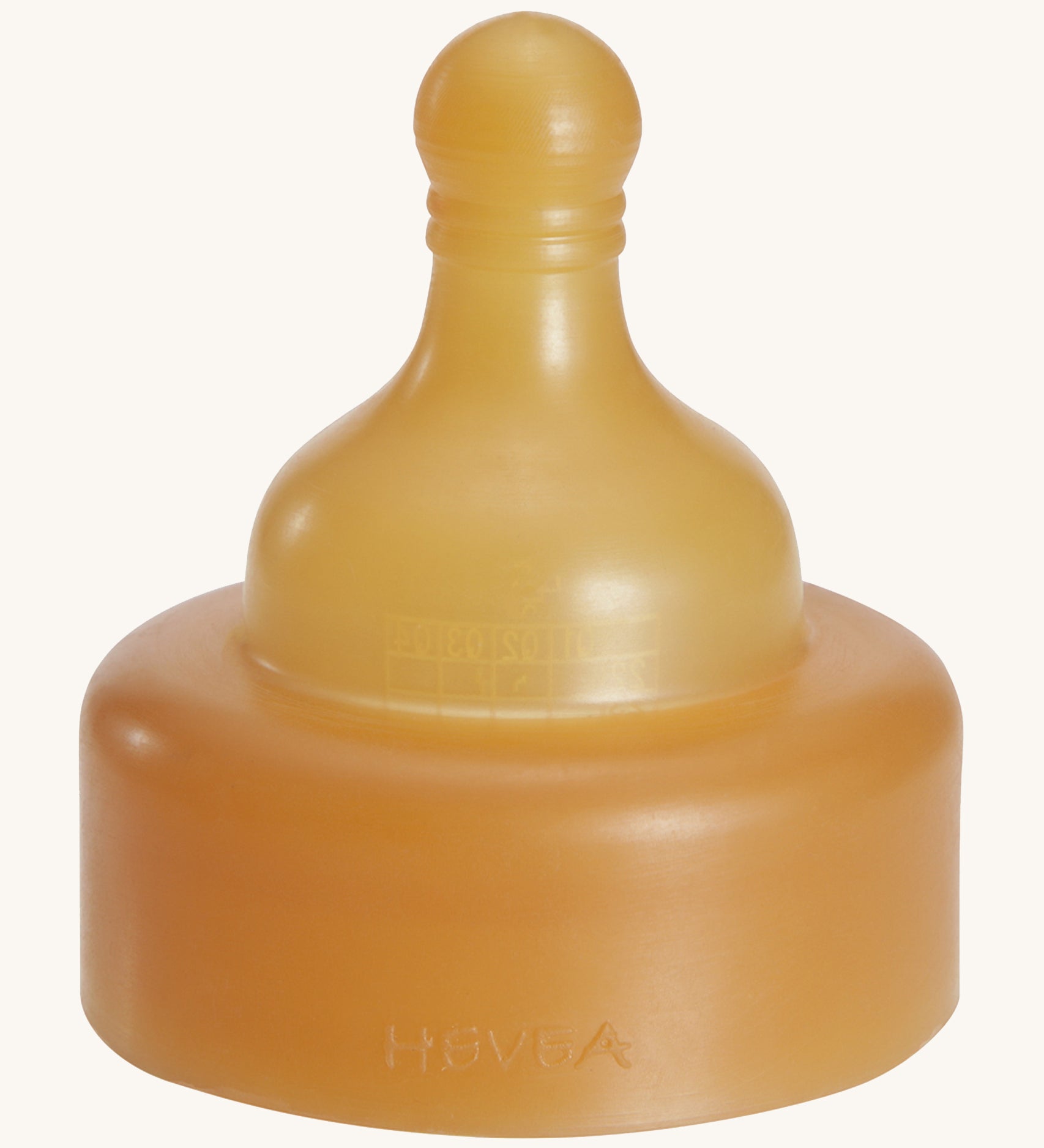 Hevea Natural Rubber Baby Bottle Wide Neck Nipple - Single