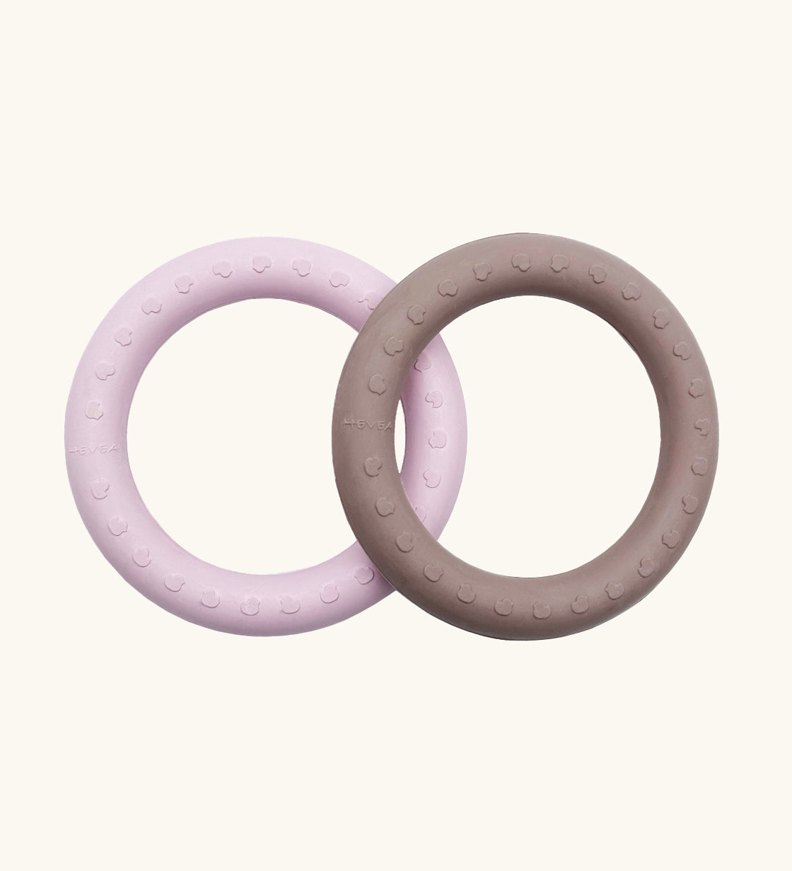 Hevea Natural Rubber Teething Ring Set