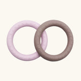 Hevea Natural Rubber Teething Ring Set