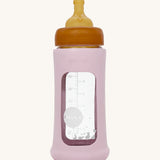 Hevea Wide Neck Glass Bottle With Rubber Sleeve - 250ml