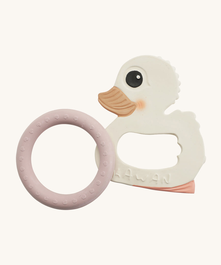 Hevea Natural Rubber Kawan Duck & Ring Teether Set